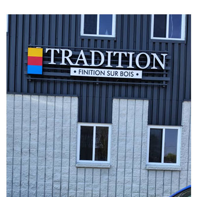 TRADITION finition sur bois