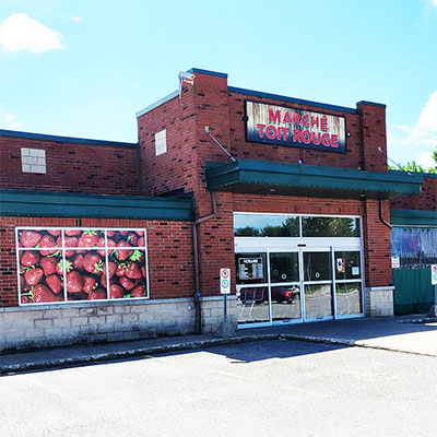 MARCHÉ TOIT ROUGE